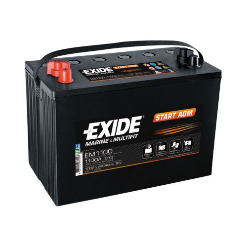 Rybářský člun Akumulátor 100 Ah/12V Exide Start AGM