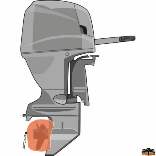 Rybářský člun Reflexný kryt vrtule priemer 50x54
