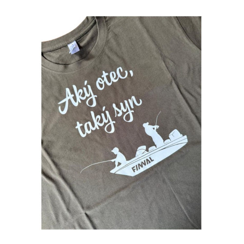 Tričko s potlačou XXL loď pre rybára