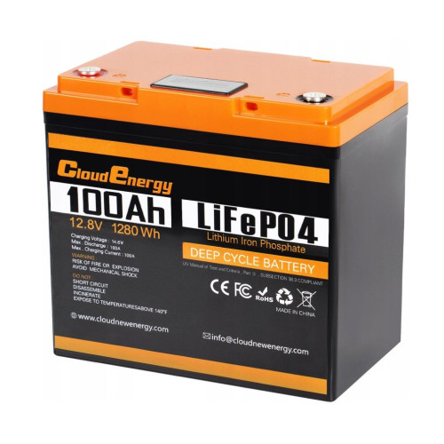 Rybářský člun 12V/100Ah batéria Lithium
