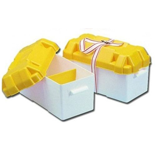 Rybářský člun Box na batériu bielo/žltý