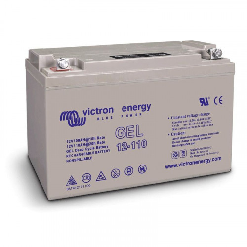 Rybářský člun Solárna batéria Victron GEL DC 110Ah 12V