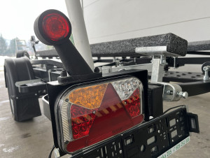 Fotogaléria Príves FB1 - black 1000 kg Suski (pre 510tl ELEKTRO) - lyžiny, plošina, LED, tlmiče 