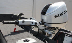 Fotogaléria Čln Finval 475 Evo Tiller + Honda BF60 Handle Kit + príves