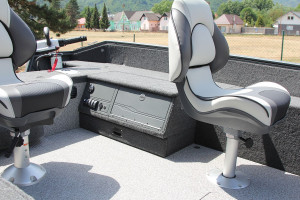 Fotogaléria Čln Finval 475 Evo Tiller + Honda BF60 Handle Kit + príves